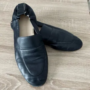 Everlane Day Loafers Black Leather Slip On Professional