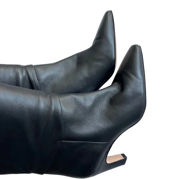 Everlane The Banana Boot Knee High Leather Pointed Toe Boot Size 8
