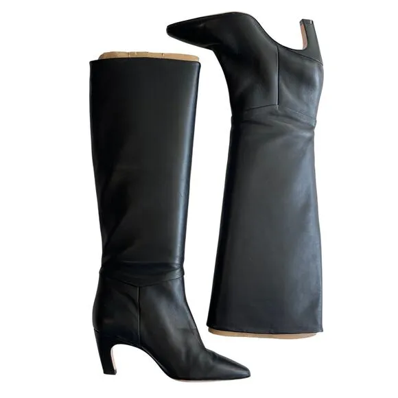 Everlane The Banana Boot Knee High Leather Pointed Toe Boot Size 8