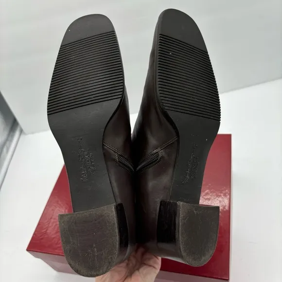 Ferragamo Brown Leather Boots DIFFERENT SIZES