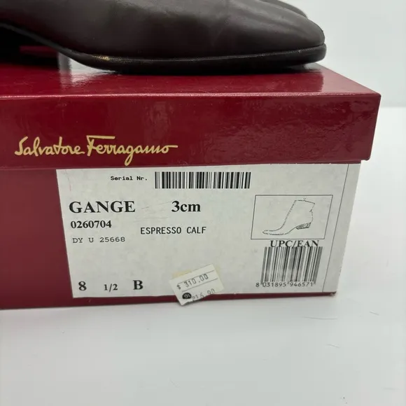 Ferragamo Brown Leather Boots DIFFERENT SIZES