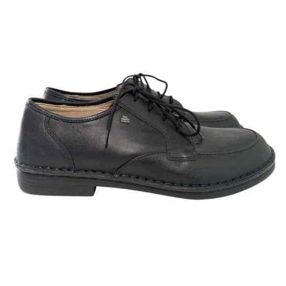 Finn Comfort Black Hilversum Oxford Leather Shoes New Size UK 6.5 US 7 Germany