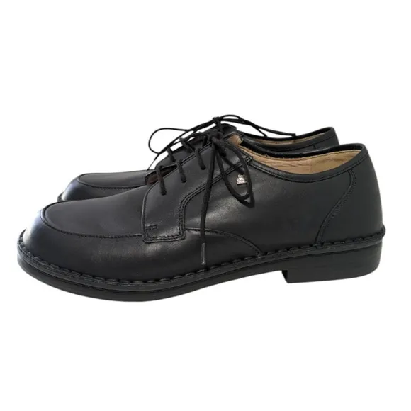 Finn Comfort Black Hilversum Oxford Leather Shoes New Size UK 6.5 US 7 Germany