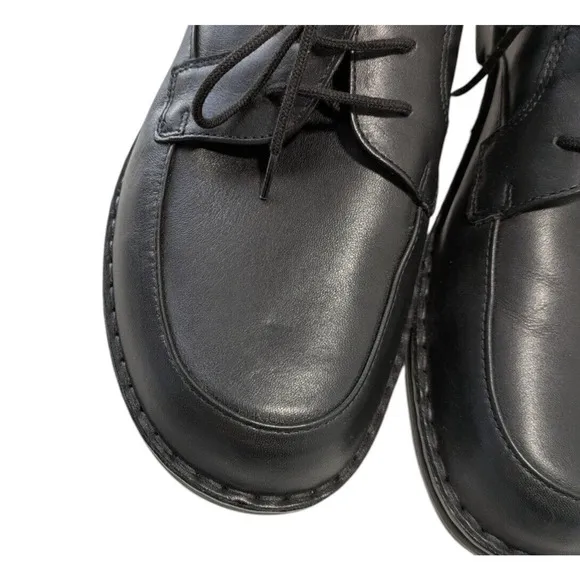 Finn Comfort Black Hilversum Oxford Leather Shoes New Size UK 6.5 US 7 Germany