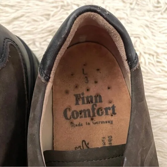 Finn Comfort Germany Brown Leather Lace-up Oxford Shoes - 3UK/5US 🇩🇪
