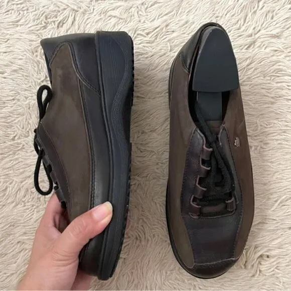 Finn Comfort Germany Brown Leather Lace-up Oxford Shoes - 3UK/5US 🇩🇪