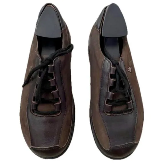 Finn Comfort Germany Brown Leather Lace-up Oxford Shoes - 3UK/5US 🇩🇪