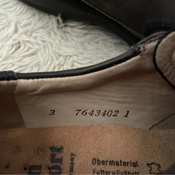 Finn Comfort Germany Brown Leather Lace-up Oxford Shoes - 3UK/5US 🇩🇪