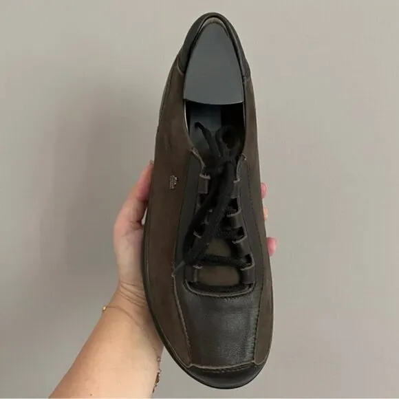 Finn Comfort Germany Brown Leather Lace-up Oxford Shoes - 3UK/5US 🇩🇪