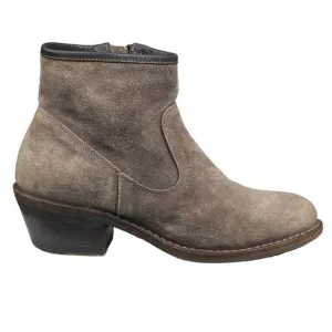 Florentini   Baker Women’s Brown Suede Side Zip Ankle Boot Size 38 US 8