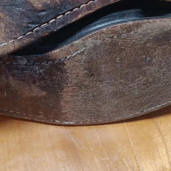 Florsheim black leather ankle boots size 12