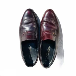 Florsheim Burgundy Vintage Leather Cat Eye Shoes