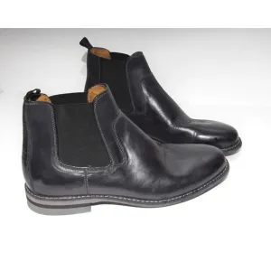 Florsheim Mens Ankle Boots Black Highline Gore Chelsea SZ 11M VeryGood Pre Owned