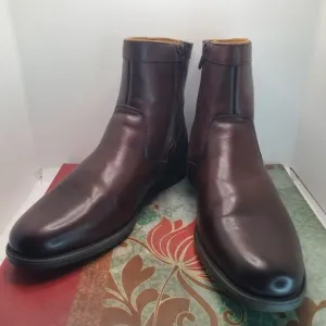 Florsheim Men's Midtown Plain Toe Zip Brown Size 8.5 D Comfortech Ortholite