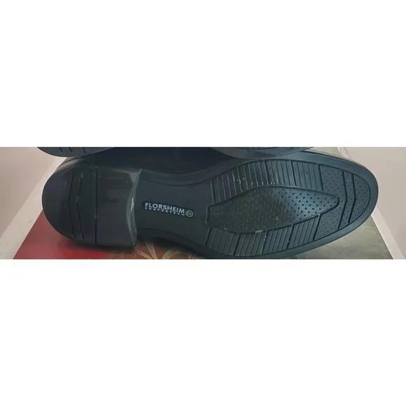 Florsheim Men's Midtown Plain Toe Zip Brown Size 8.5 D Comfortech Ortholite