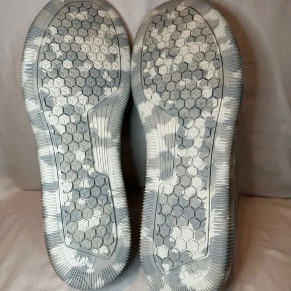Flux Adapt Trainer Mens Grey Camo Barefoot Athletic Knit Shoes Size m12 w13