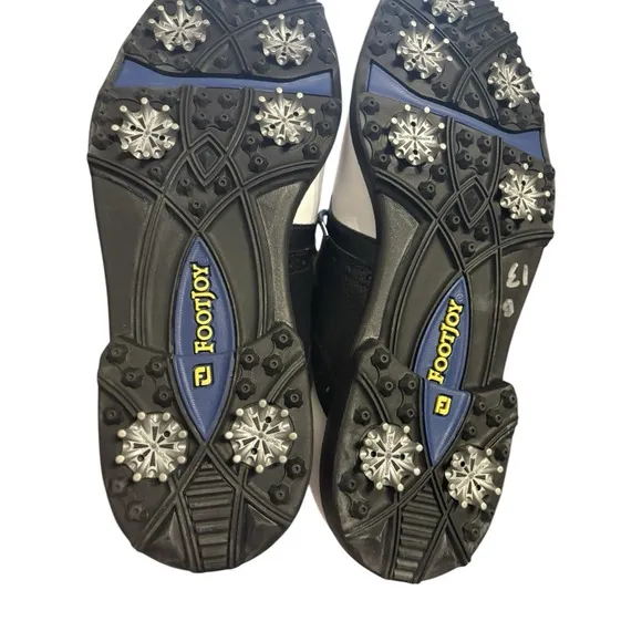 FootJoy eComfort Extra Comfort Saddle Golf Shoes 57723 Mens Size 9.5M White