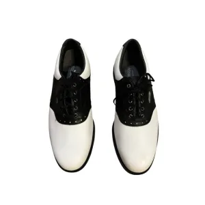 FootJoy eComfort Extra Comfort Saddle Golf Shoes 57723 Mens Size 9.5M White