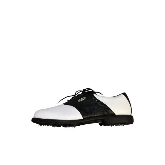 FootJoy eComfort Extra Comfort Saddle Golf Shoes 57723 Mens Size 9.5M White