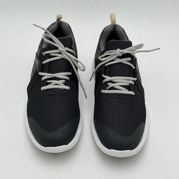 FOOTJOY Flex Spikeless Mens Golf Performance Black Sneakers Shoes Lace Up 12M