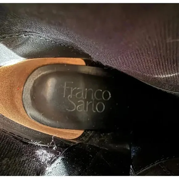 Franco Sarto Beckford Tall Black Riding Boots Size 6M