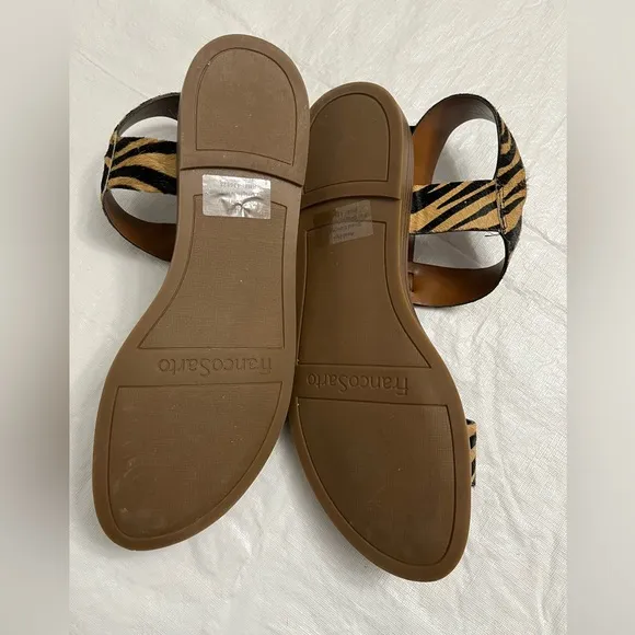 Franco Sarto Glenni safari zebra sandals