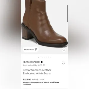 Franco sarto kessa leather ankle boots