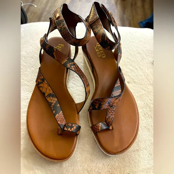 Franco Sarto Women's Daven Sandal Sz 9