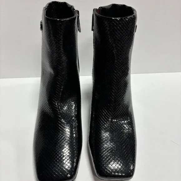 Franco Sarto Women’s Noah Black Ankle Boots, Size 8.5 M