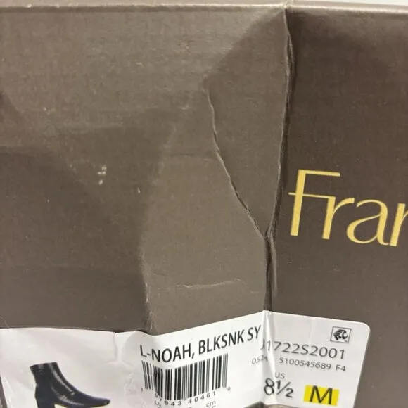Franco Sarto Women’s Noah Black Ankle Boots, Size 8.5 M