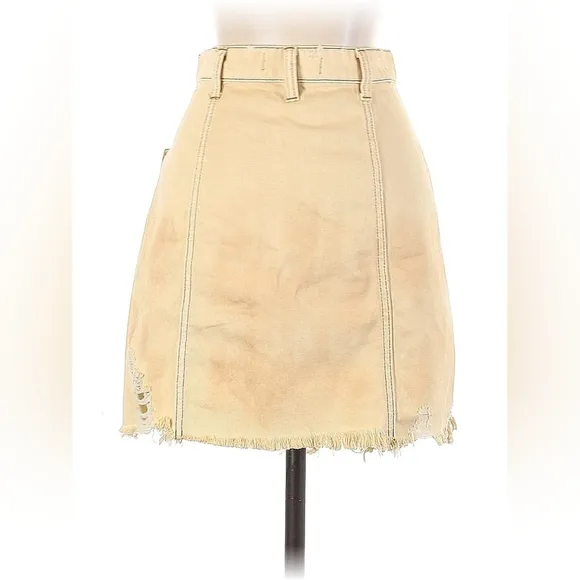 Free People Butter Cream Parker Wrap Skirt – Size 24 – NWT