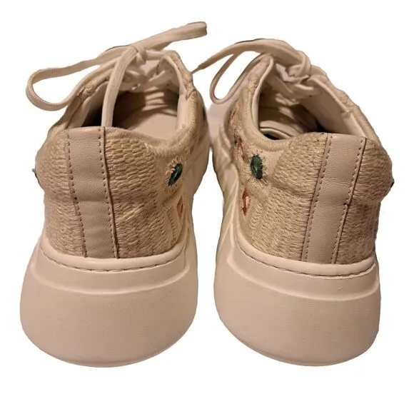 Free People Catch Me If You Can Womens Mirror Combo Crochet Sneakers US Sz 10