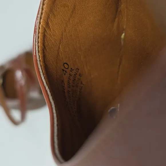 Free People Double Stack Platform Brown Mary Janes Women's Size  40