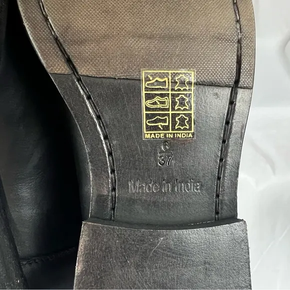 Free People Faded Black Everly Equestrian Boots Leather Zipper Back