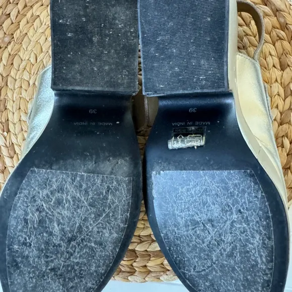 Free People Follow Your Path Platform Buckle Strap Sandals Champagne 8.5/9