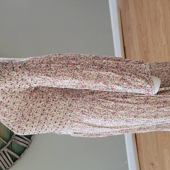Free People intimately free  Kadence beaded smocked  Robe / Duster