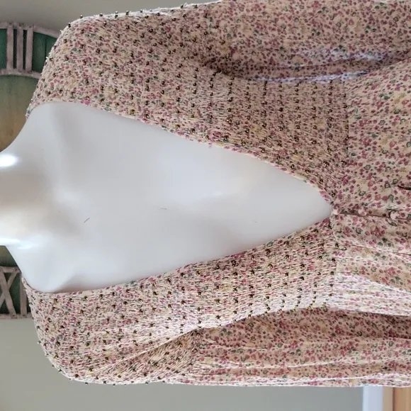 Free People intimately free  Kadence beaded smocked  Robe / Duster