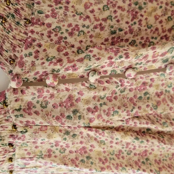Free People intimately free  Kadence beaded smocked  Robe / Duster