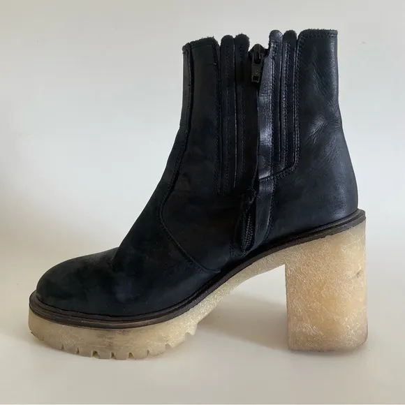 FREE PEOPLE James Chelsea Boots Women’s Size 39.5/8.5-9 Black Leather