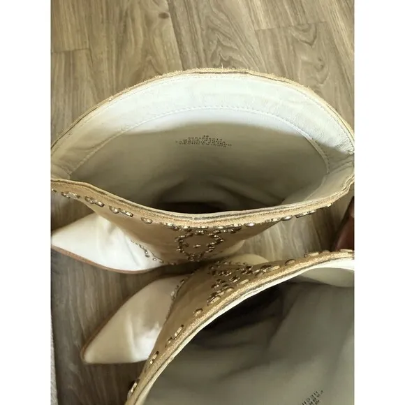 Free People Joelton Studded Western Boots-  38/7.5 $298 A643