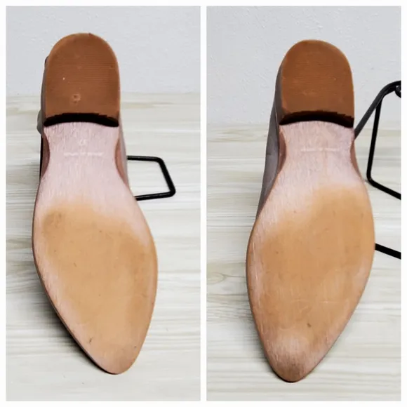 Free People Stylish Two-Tone Ankle Boots Size 37