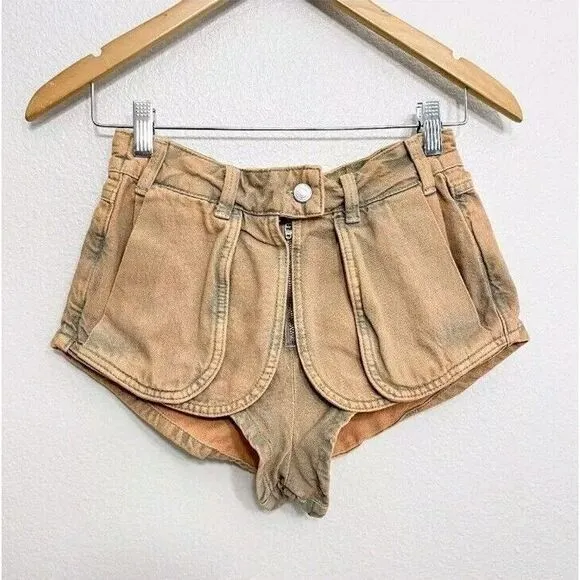 Free People We The Free 27 Prince Street Hi Rise Shorts Breakthrough Denim NWOT