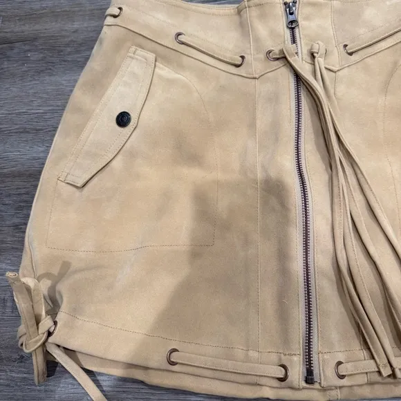 Free People We The Free Sierra Mini Skirt in Chesapeake
