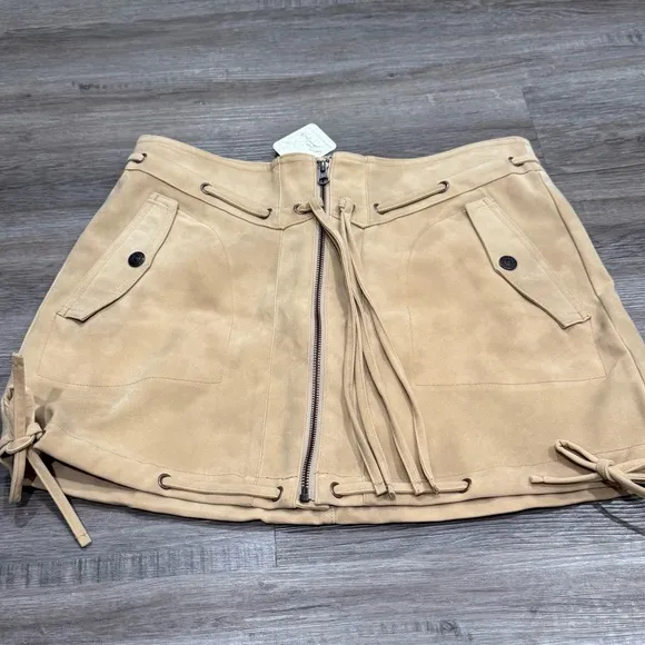 Free People We The Free Sierra Mini Skirt in Chesapeake