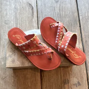 Free People Bella Caia Crochet Sandals