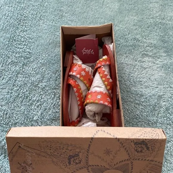 Free People Bella Caia Crochet Sandals