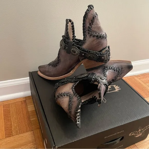 Freebird Brown Ankle Boots Size 8