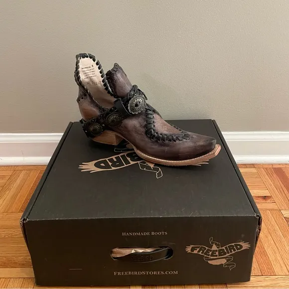Freebird Brown Ankle Boots Size 8