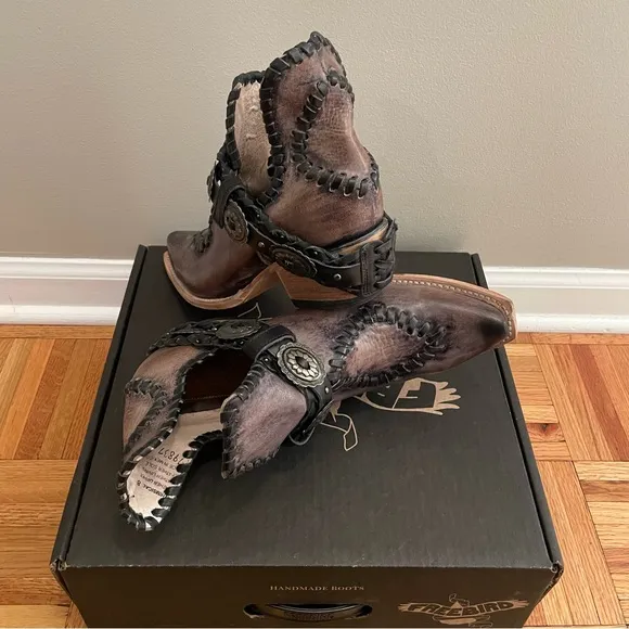 Freebird Brown Ankle Boots Size 8