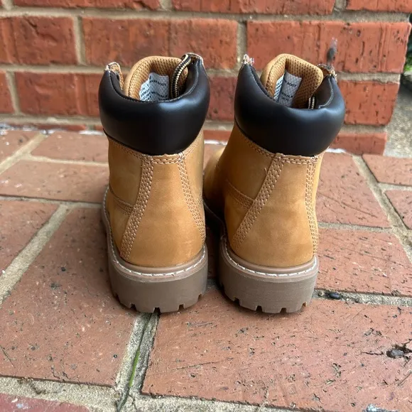 Freeman Work Treemont Worker Lace Up Tan Boots